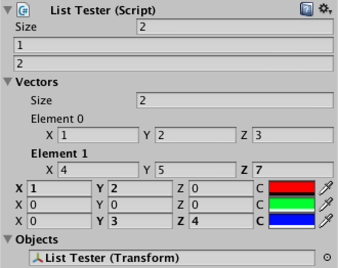 Custom List, a Unity C# Editor Tutorial