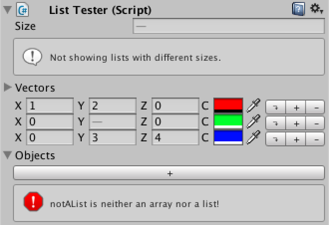 Custom List, a Unity C# Editor Tutorial