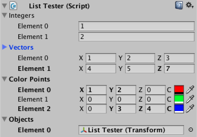 Custom List, a Unity C# Editor Tutorial