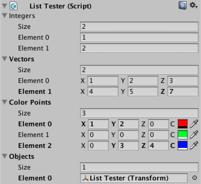 Custom List, a Unity C# Editor Tutorial