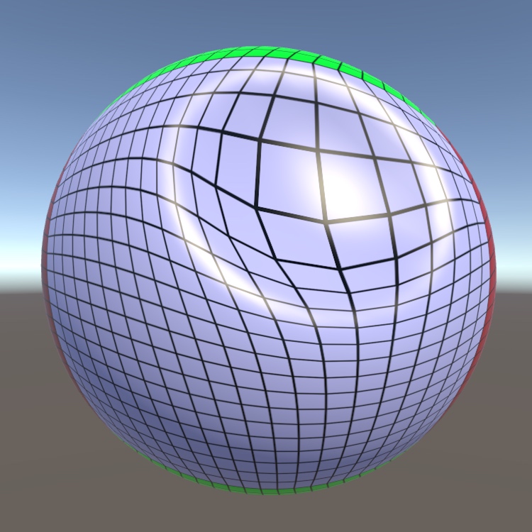 How to separate procedural mesh on parts to assisgn different