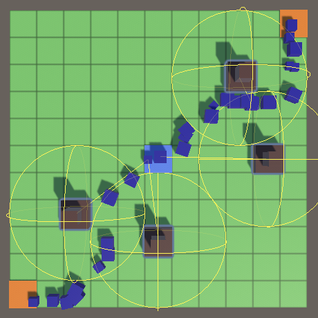 unity - How to prevent the player from completely blocking the enemy paths  in a tower defence game like Fieldrunners? - Game Development Stack Exchange